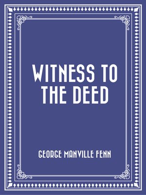 cover image of Witness to the Deed